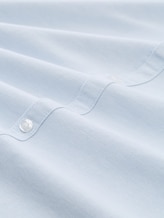 Chemise coupe classique avec logo brodé - blue oxford - Vue de la matière