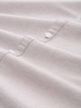 Chemise coupe classique avec logo brodé - grey oxford - Vue de la matière