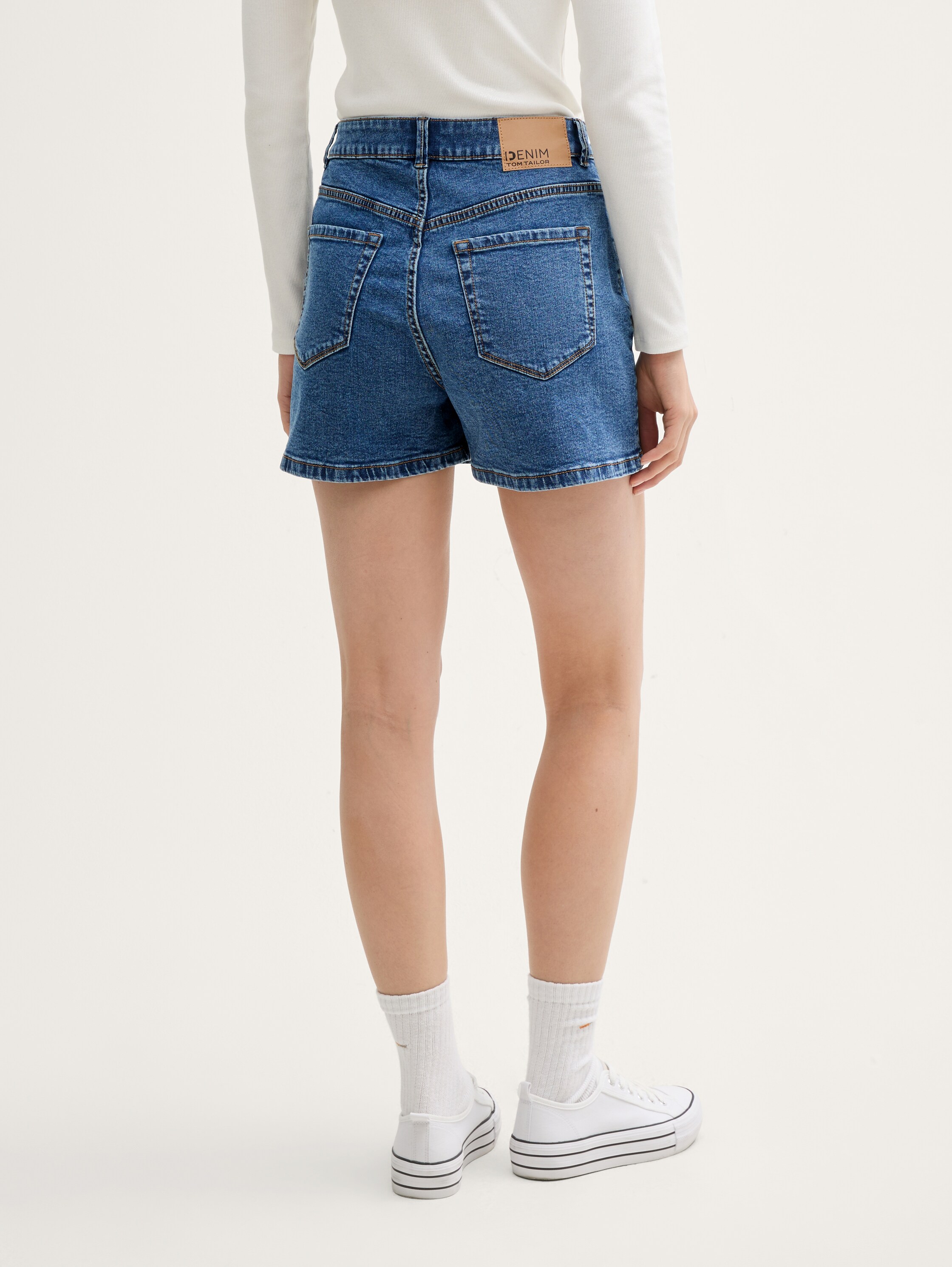 Jeans skort met overslaglook - 2