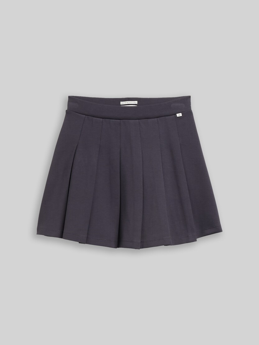 Mini pleated skirt by Teen Girls, coal grey
