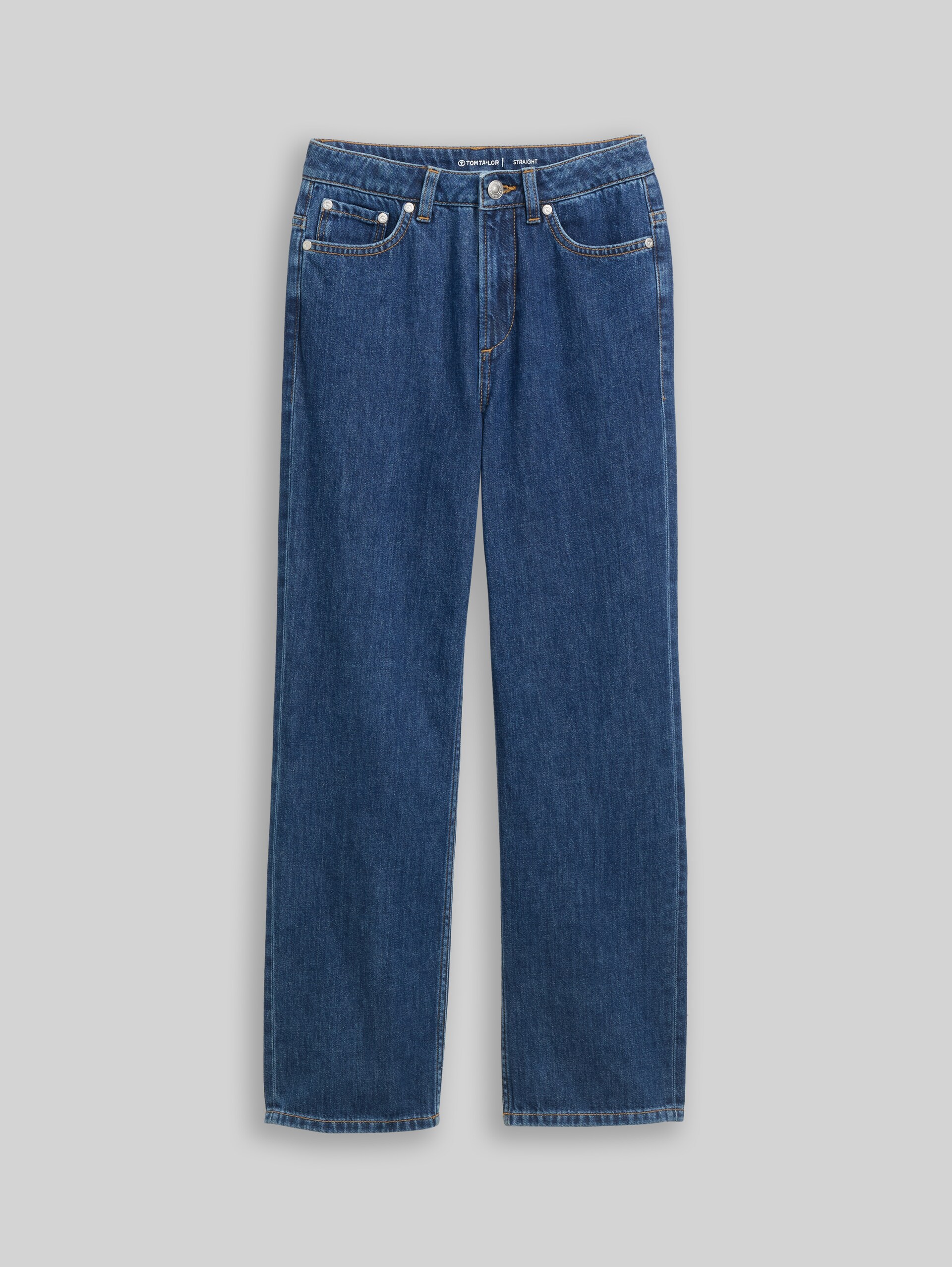 Straight Jeans - Blue Denim - Vorder-Produkt-Ansicht