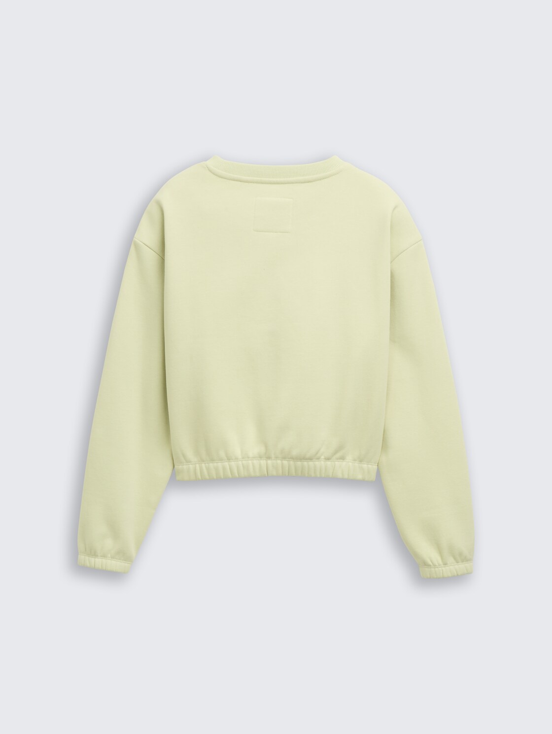 Cropped Sweatshirt mit Print - seed green