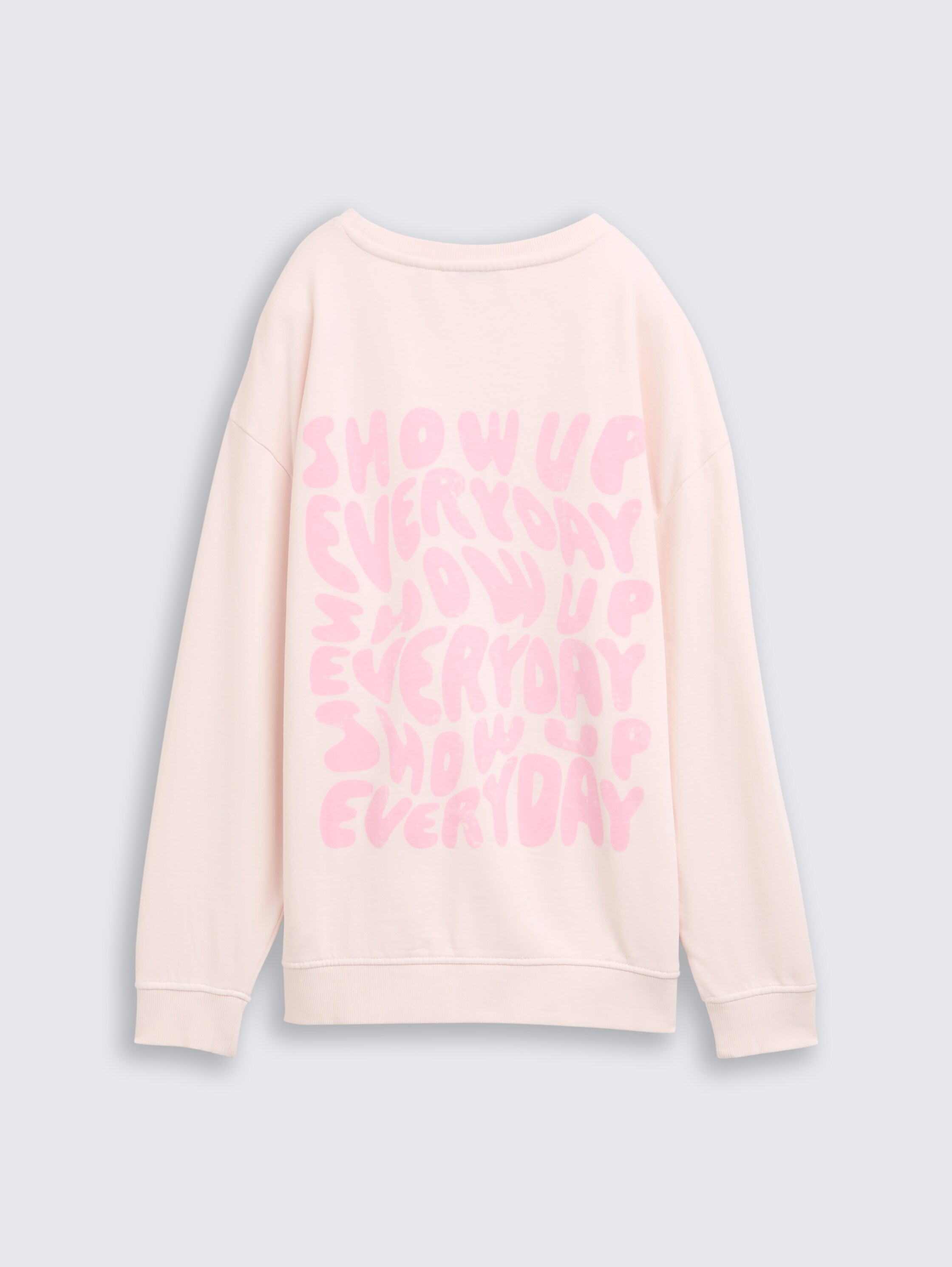 Oversize Sweatshirt mit Rückenprint - breeze_rose - 
