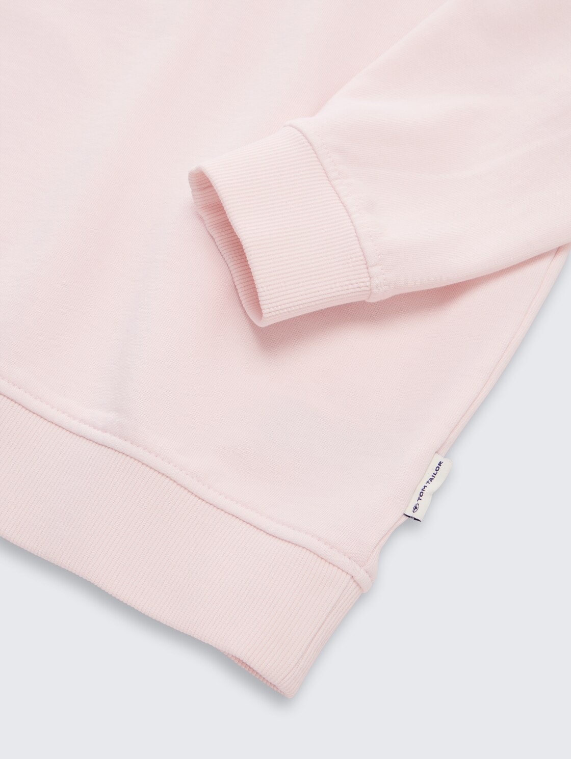 Oversize Sweatshirt mit Rückenprint - breeze rose - Detail-Model-Ansicht