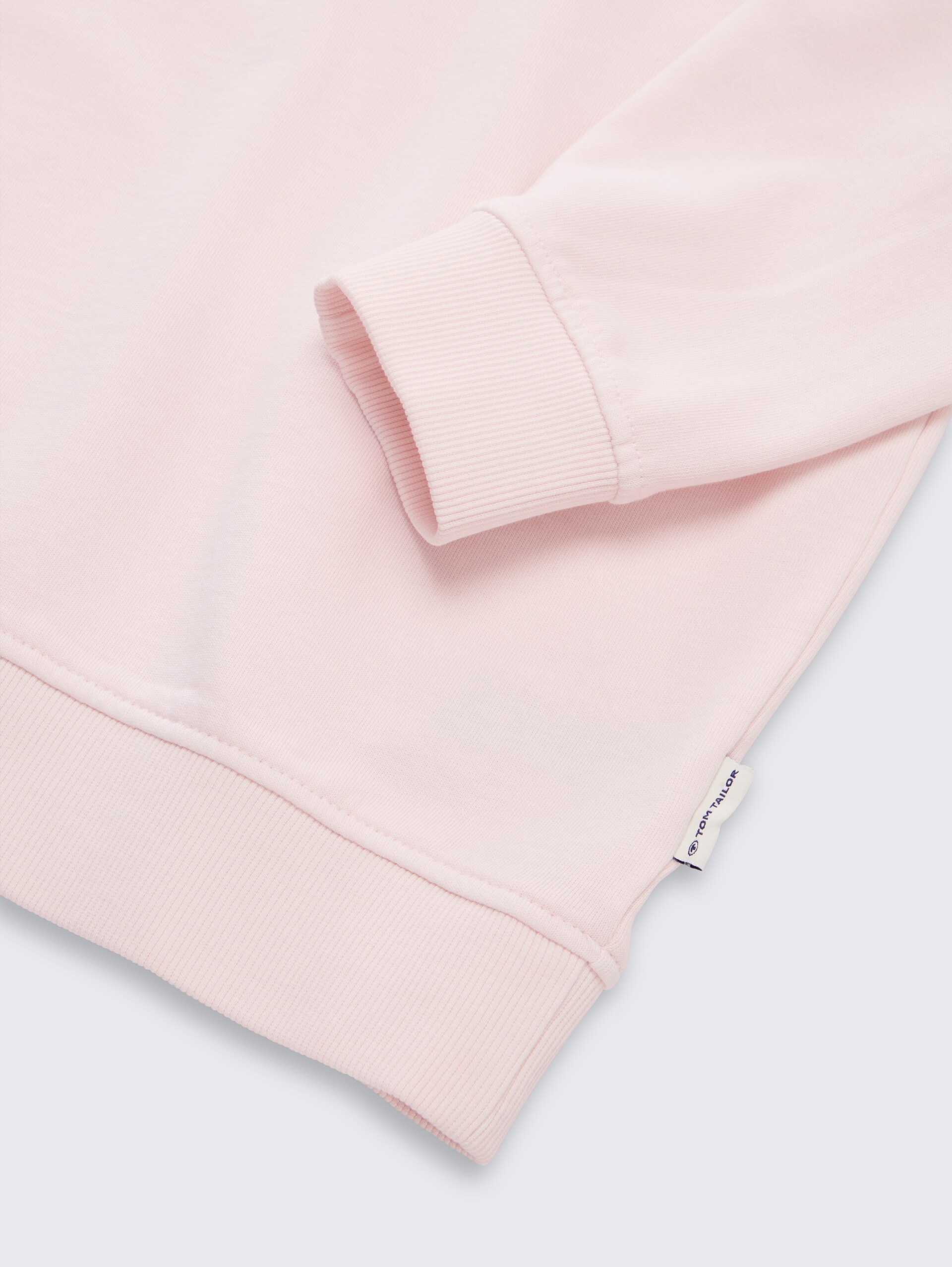 Oversize Sweatshirt mit Rückenprint - breeze rose - Detail-Model-Ansicht