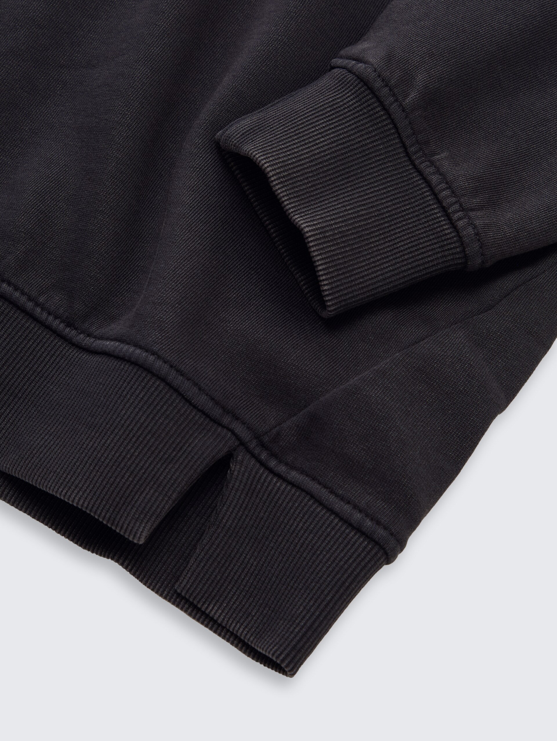 Sweat à capuche oversize avec imprimé dans le dos - coal grey - Vue détaillée du modèle
