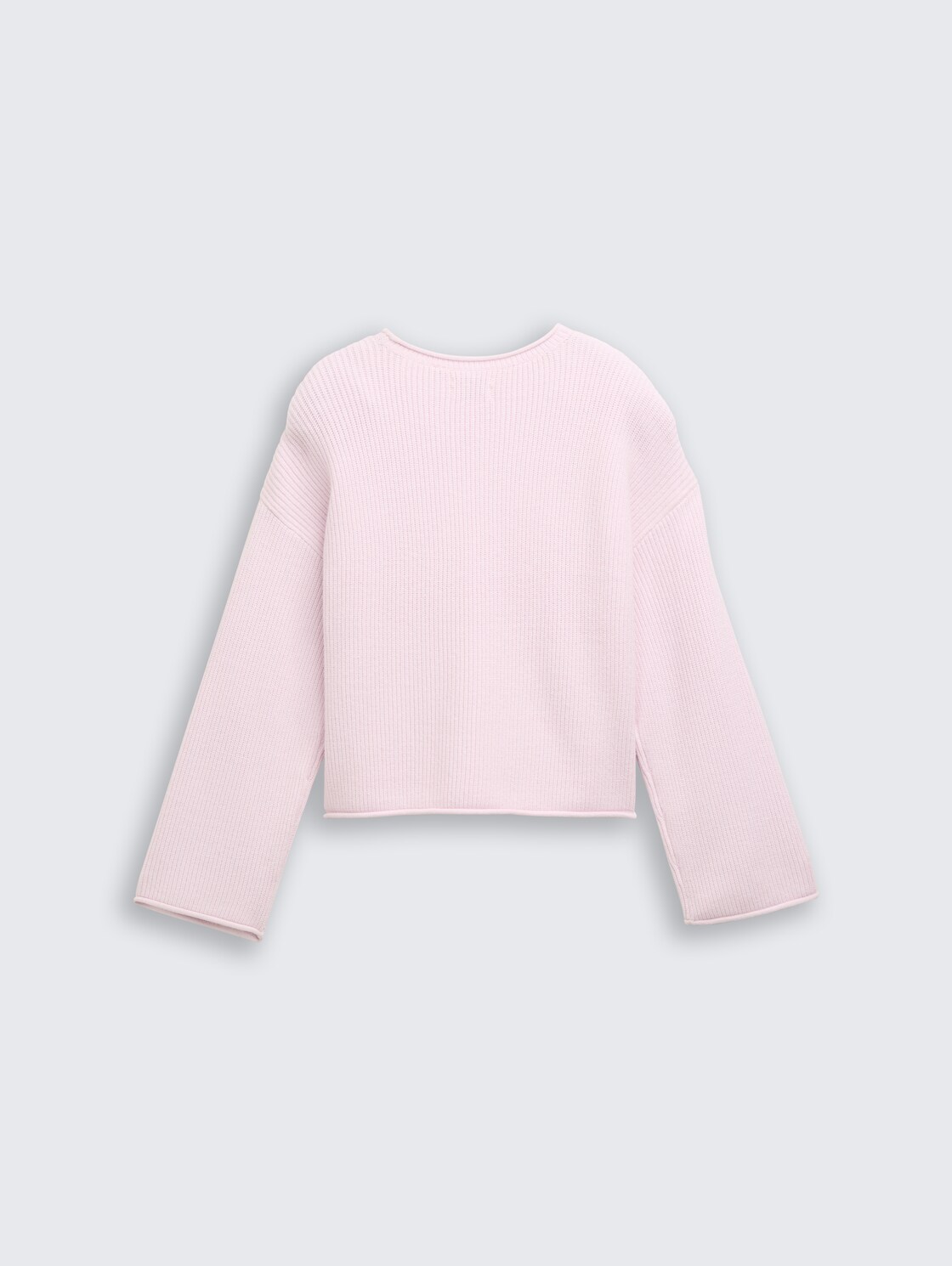 Cropped Strickpullover - breeze rose