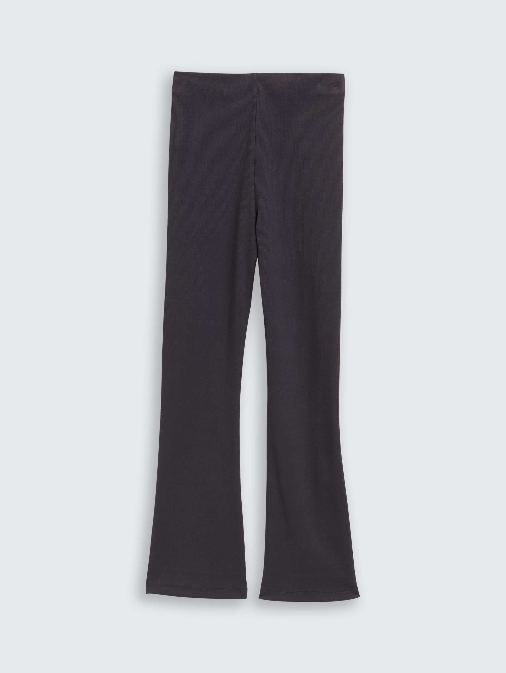 Flared Leggings mit Schlitz-Detail - coal grey