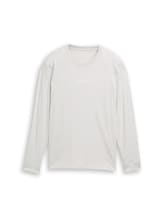 Ausgewählt, Langarmshirt mit Logo-Print von Tom Tailor, 