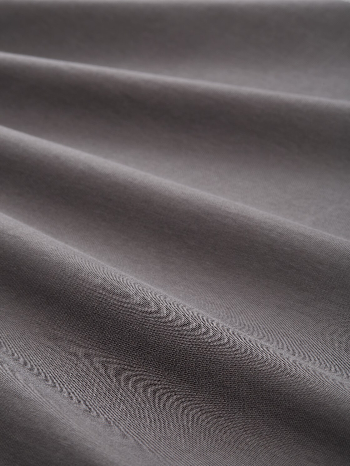 Langarmshirt mit Logo-Print - classic mid grey - Material-Ansicht