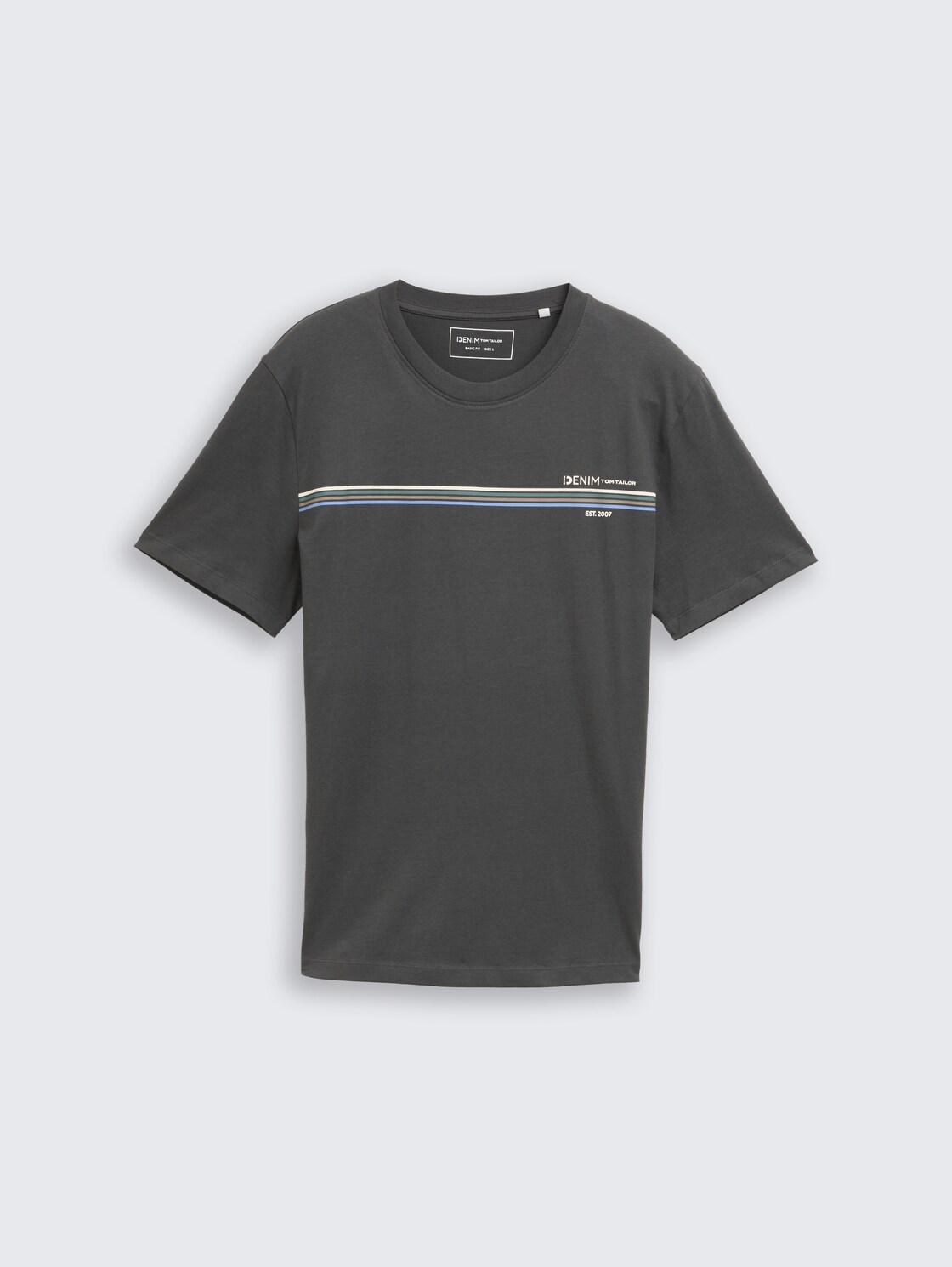 T-Shirt mit Print - ash grey - Vorder-Produkt-Ansicht