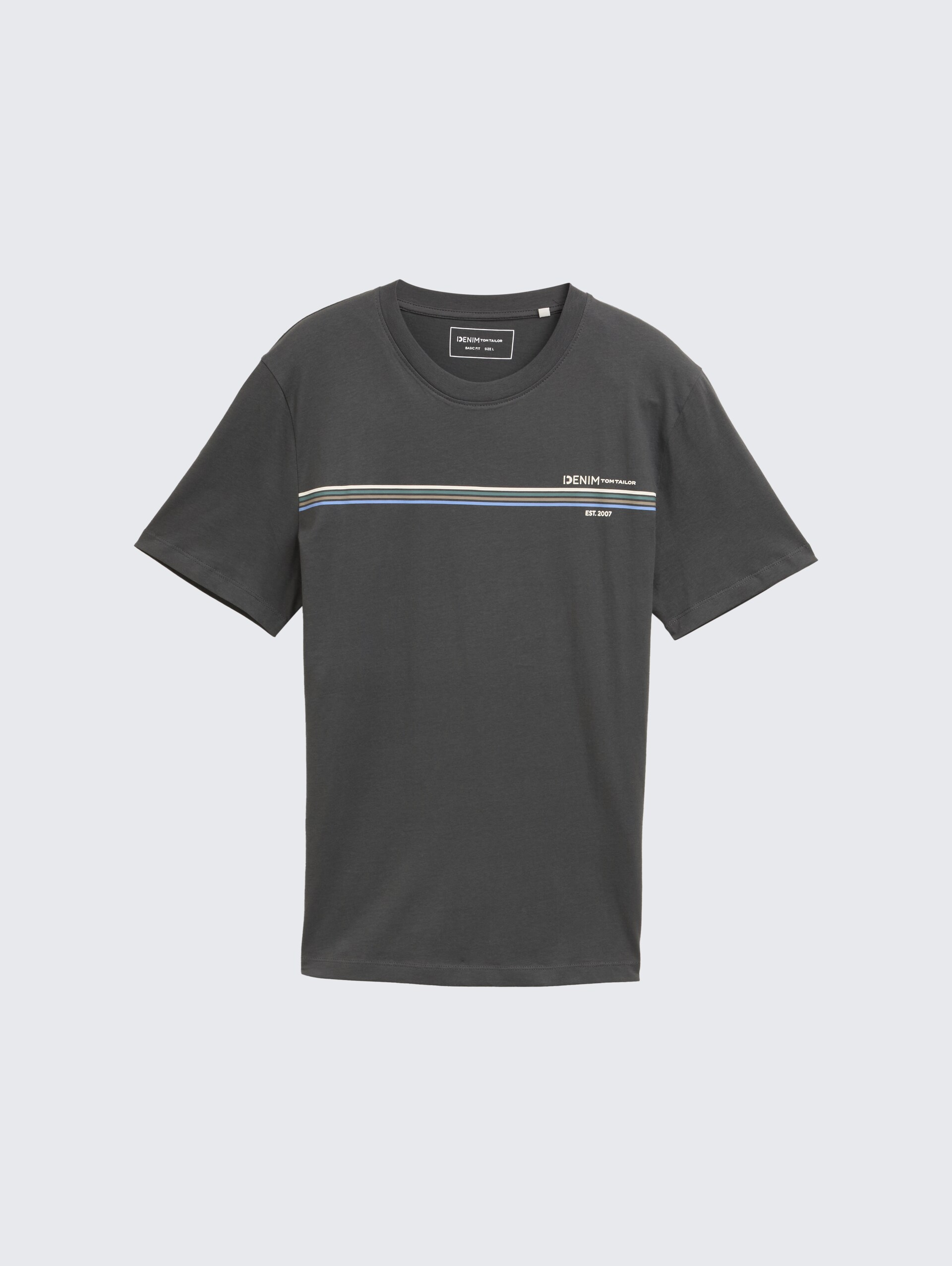 T-Shirt mit Print - ash grey - Vorder-Produkt-Ansicht