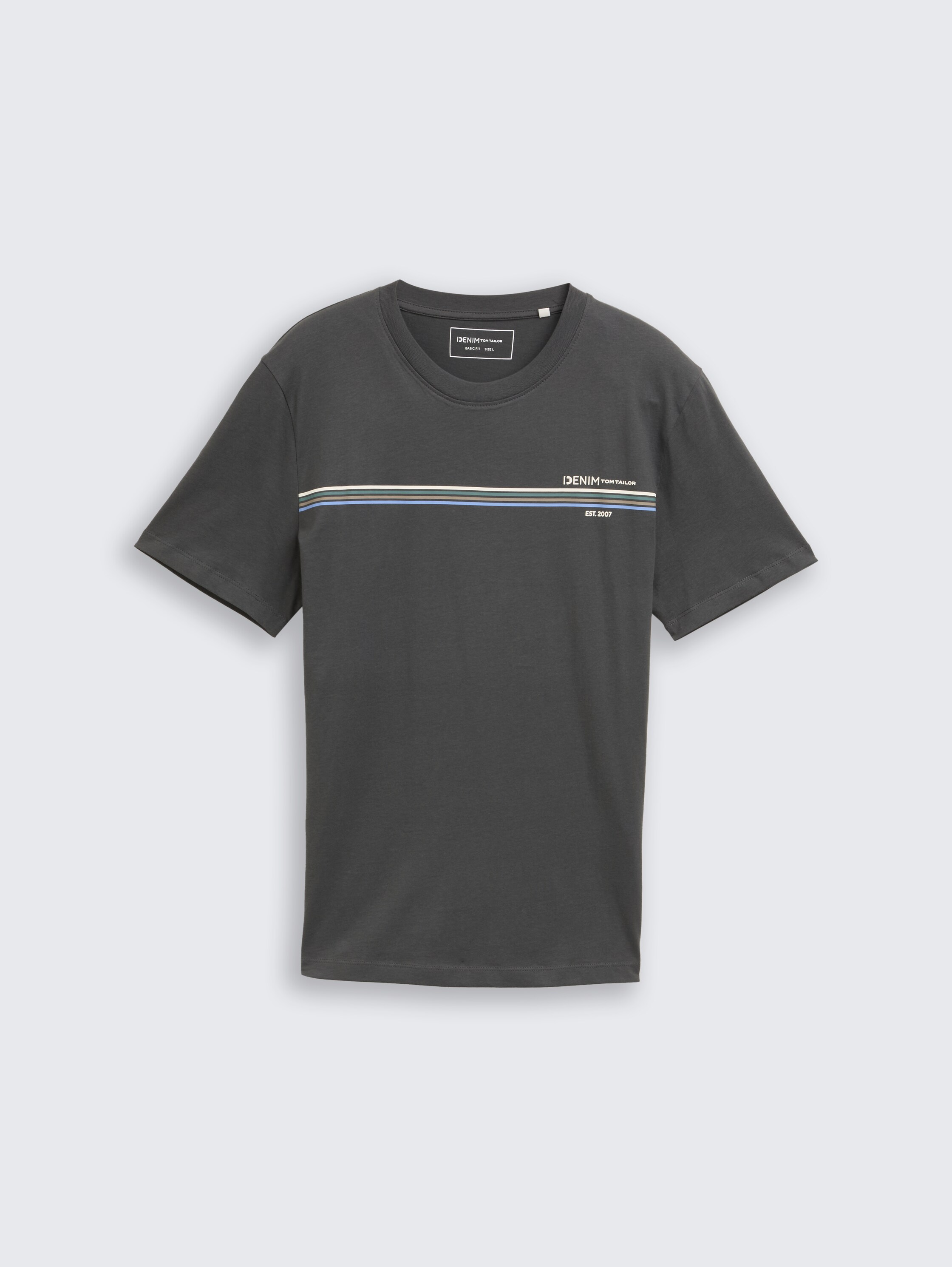 T-Shirt mit Print - ash_grey - 