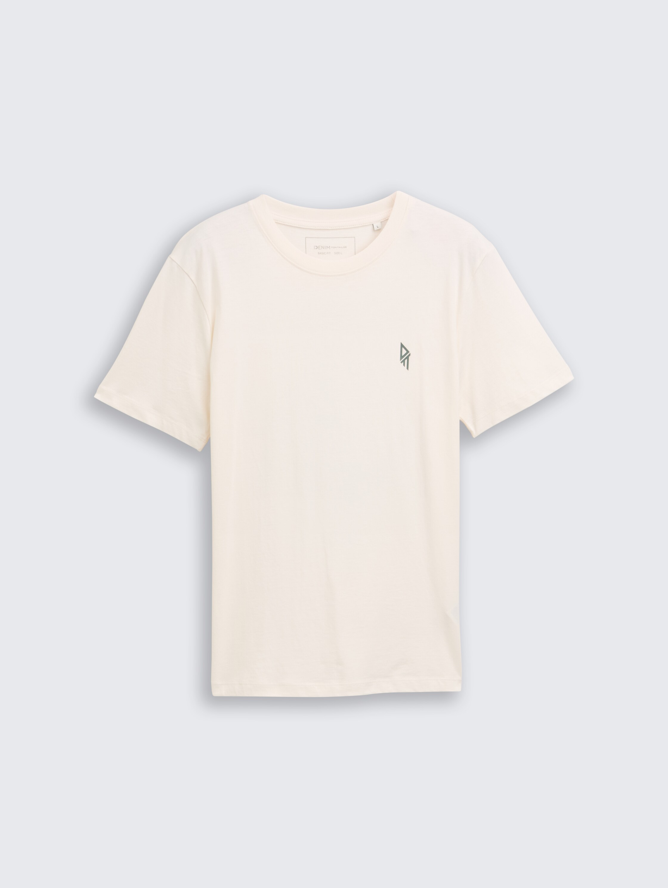 T-shirt met rugprint - gardenia_white - 