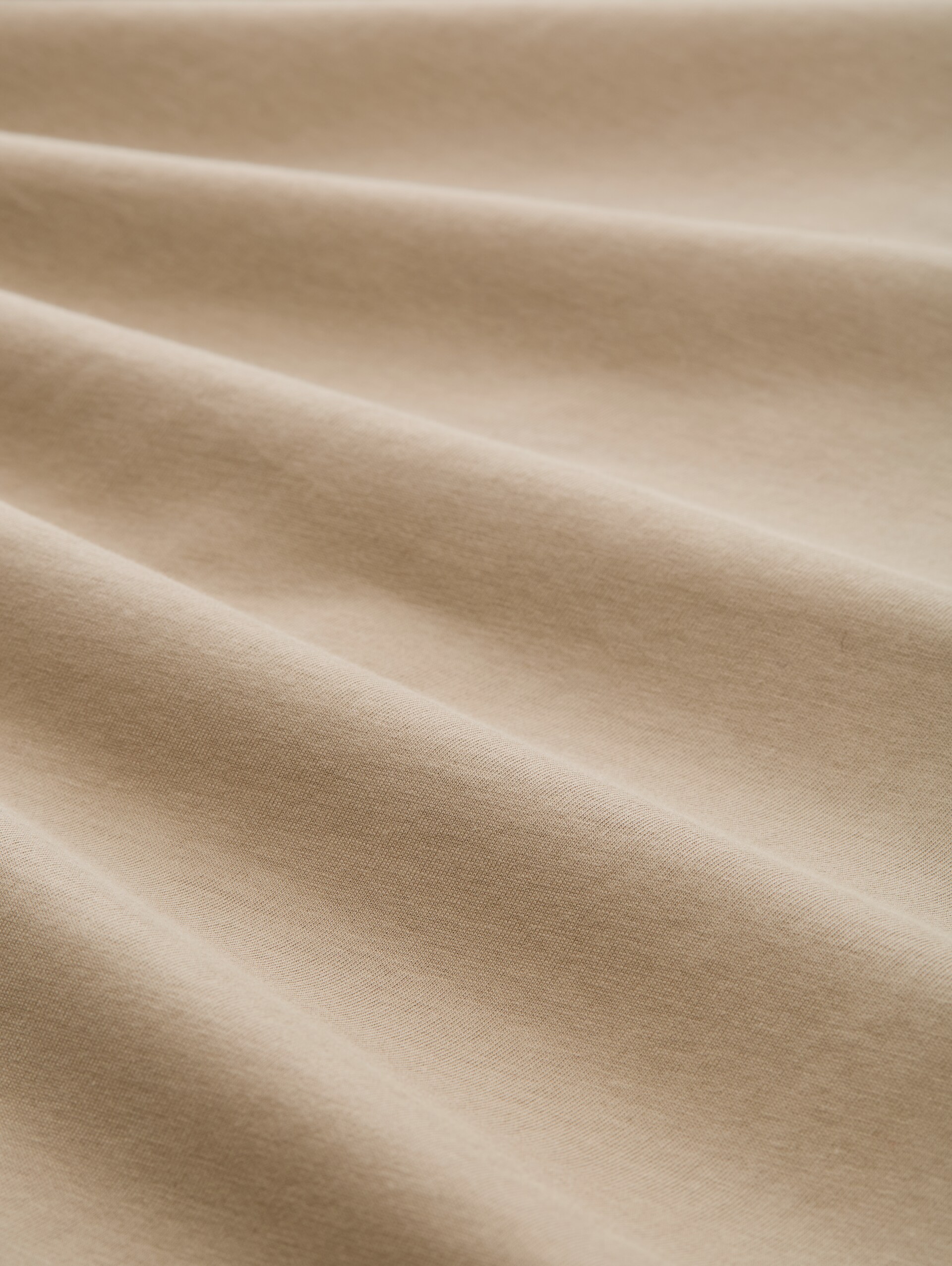 T-Shirt mit Rückenprint - roasted nut brown - Material-Ansicht