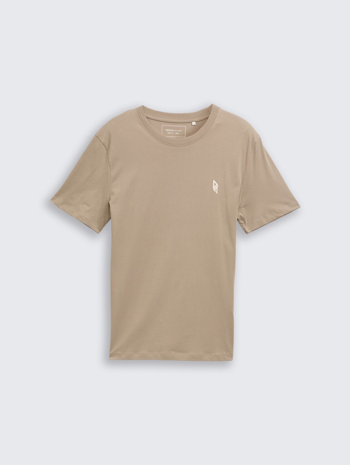 T-Shirt mit Rückenprint - roasted nut brown - Vorder-Produkt-Ansicht