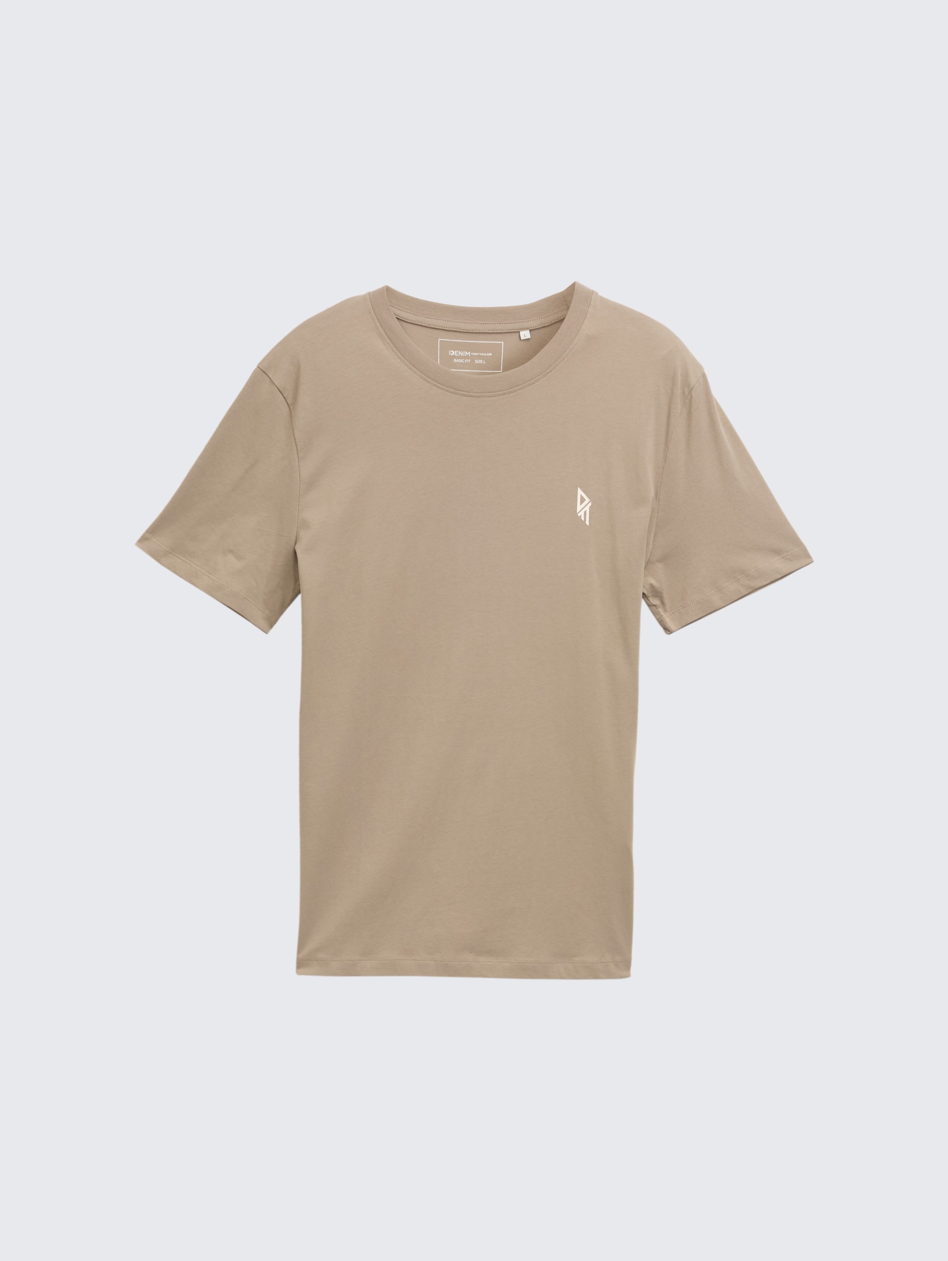 T-Shirt mit Rückenprint - roasted nut brown - Vorder-Produkt-Ansicht