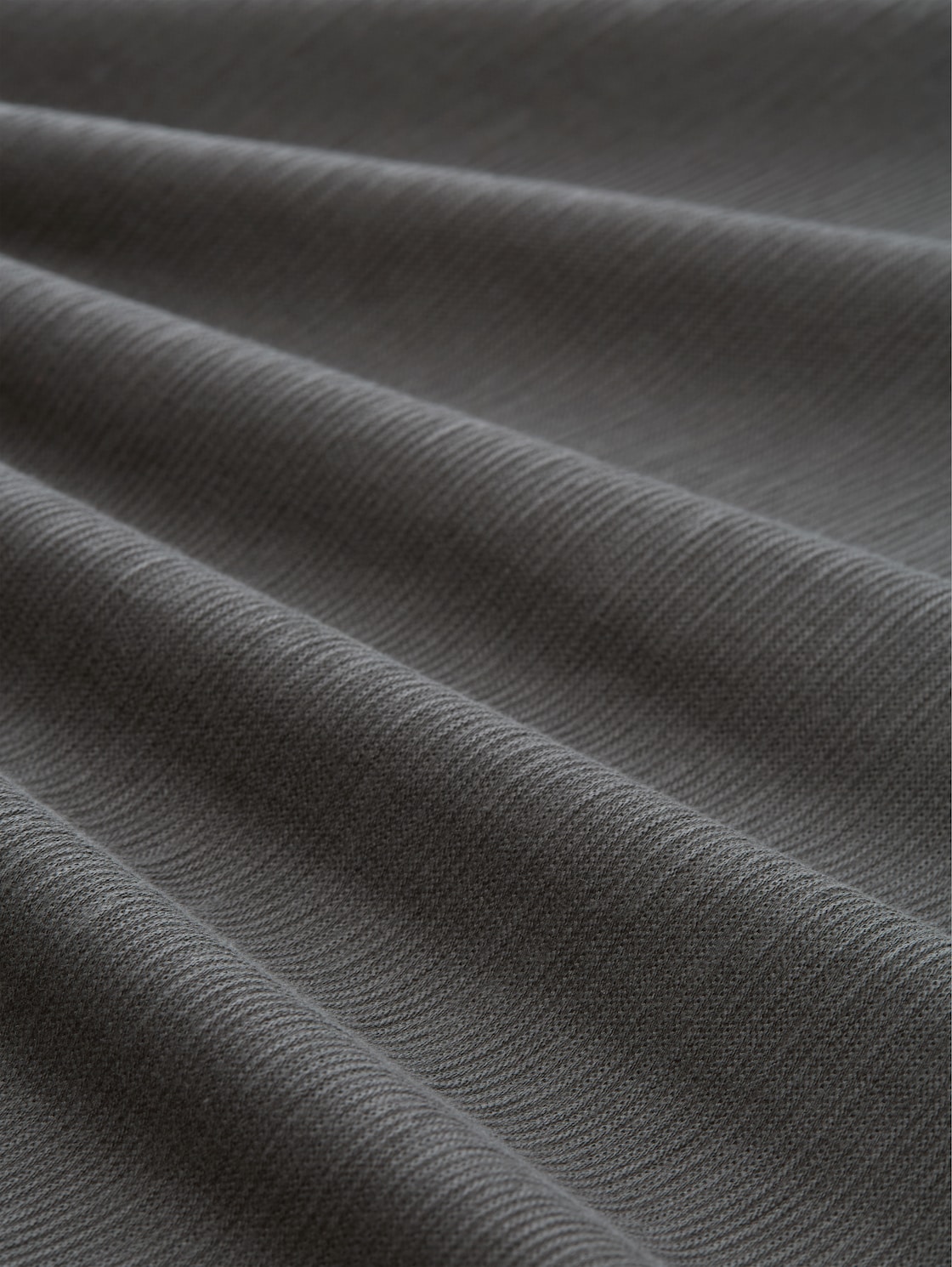 T-Shirt mit Struktur - ash grey - Material-Ansicht