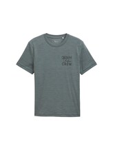 Ausgewählt, T-Shirt mit Print von Tom Tailor, grün