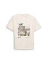 Ausgewählt, T-Shirt mit Fotoprint von Tom Tailor, braun