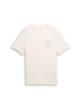 Ausgewählt, T-Shirt mit Print von Tom Tailor, braun