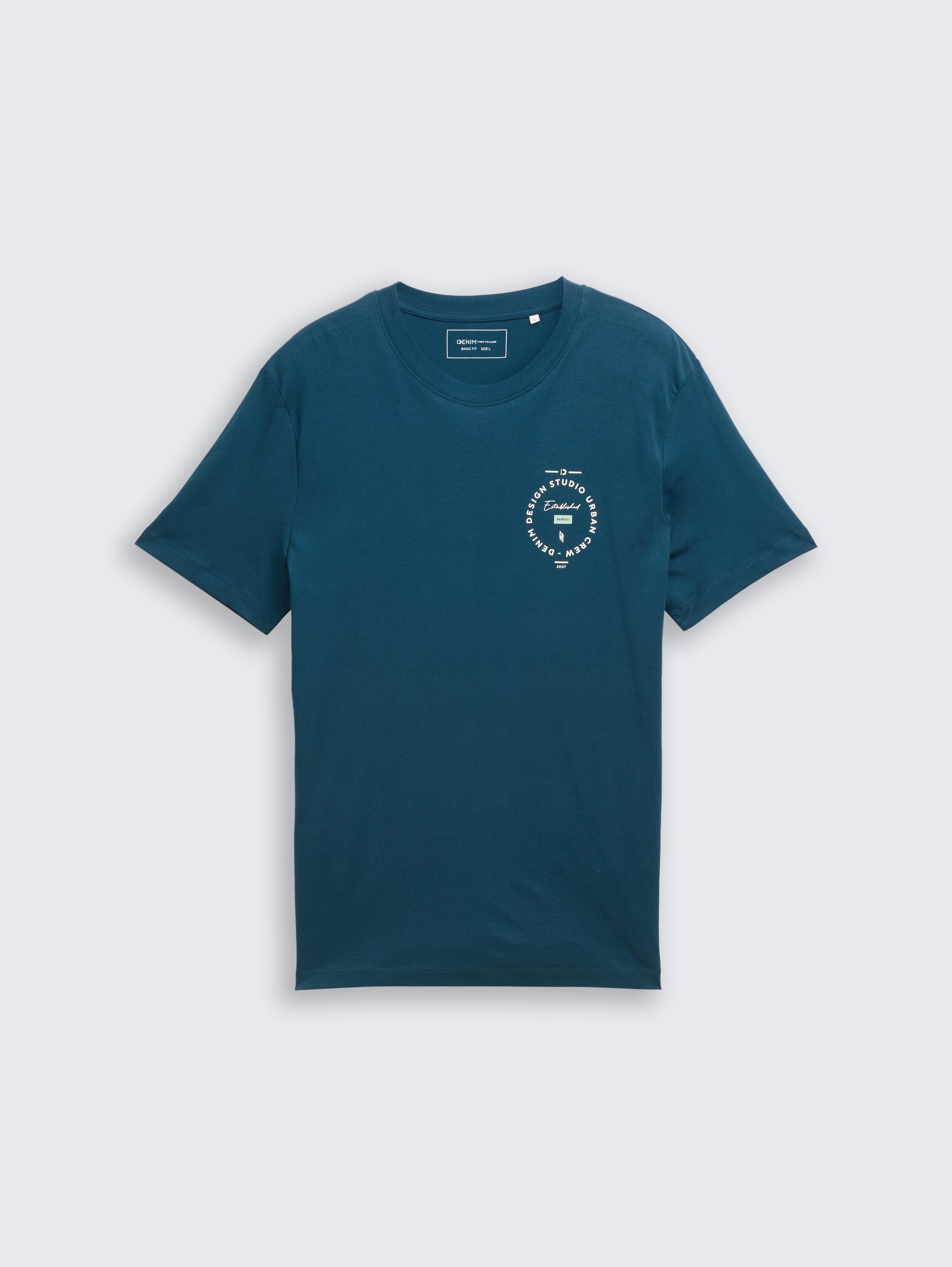 T-Shirt mit Print - deep pond green - Vorder-Produkt-Ansicht