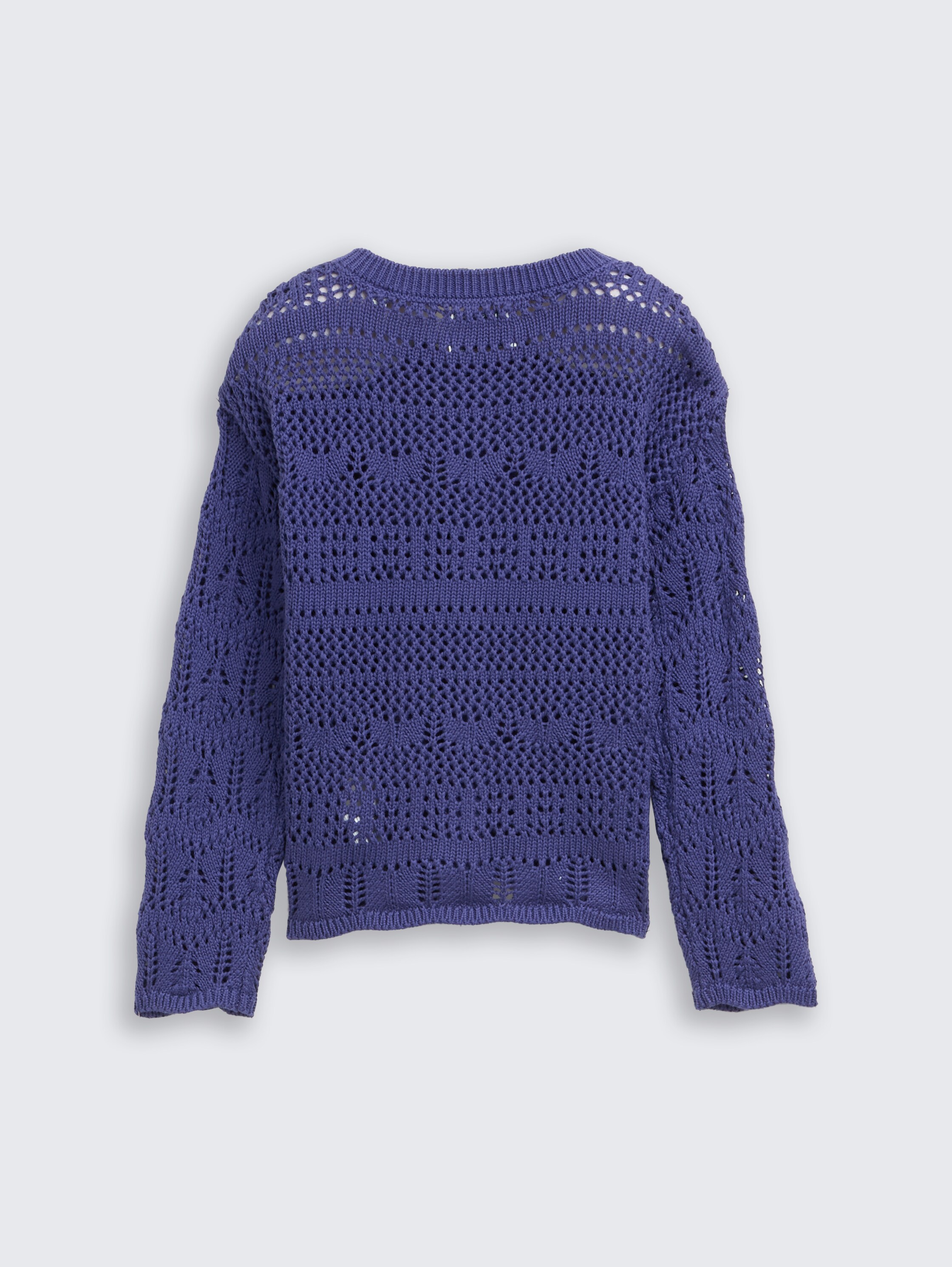 Vest met kantpatroon - dark blue harbor