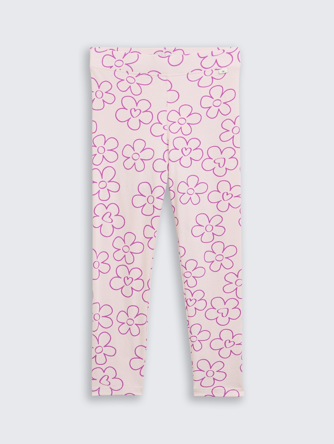 Leggings mit Blumenmuster - mauve flower print