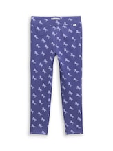 Ausgewählt, Leggings mit Allover-Print von Tom Tailor, blau