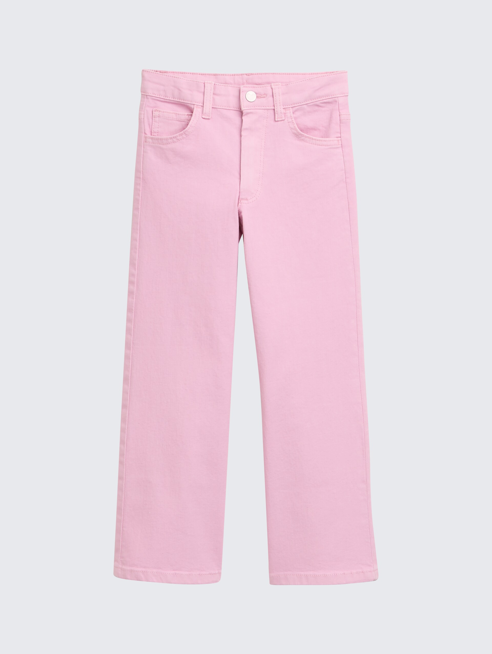 Wide Leg Jeans mit Herz-Details - mist pink - Vorder-Produkt-Ansicht