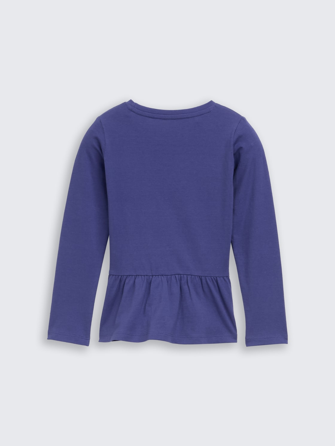 Langarmshirt mit Volant - dark blue harbor