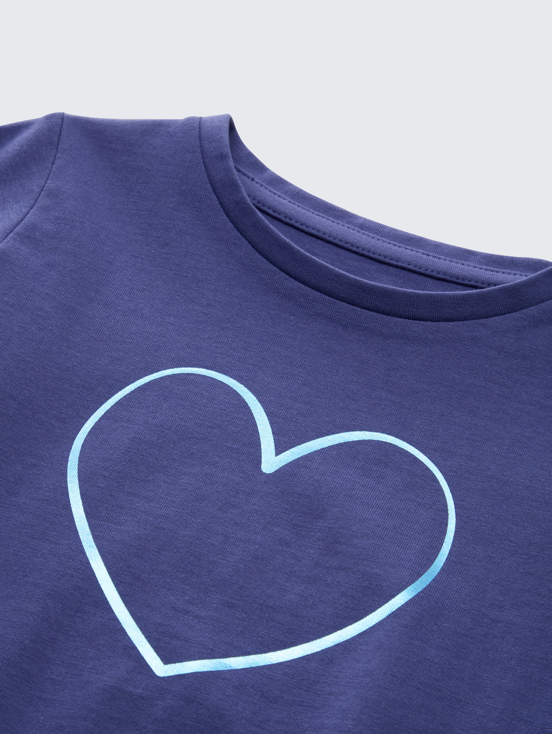Langarmshirt mit Volant - dark blue harbor - Detail-Model-Ansicht