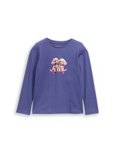 Geselecteerd, Shirt met lange mouwen en print door Tom Tailor, blauw