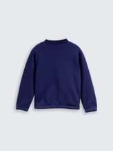 Sweat-shirt court à paillettes réversibles - dark blue harbor