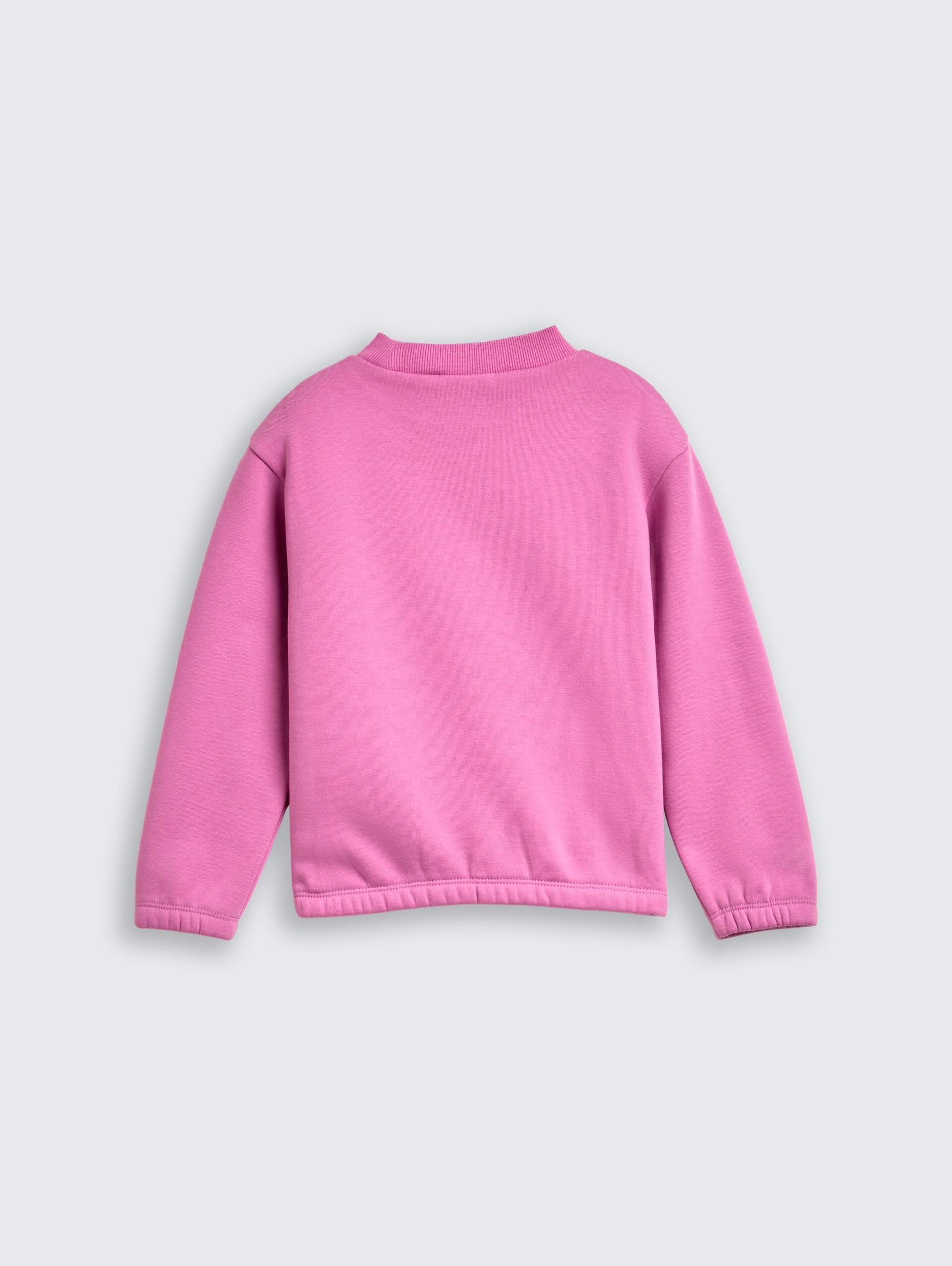 Cropped Sweatshirt mit Wendepailletten - flashy mauve