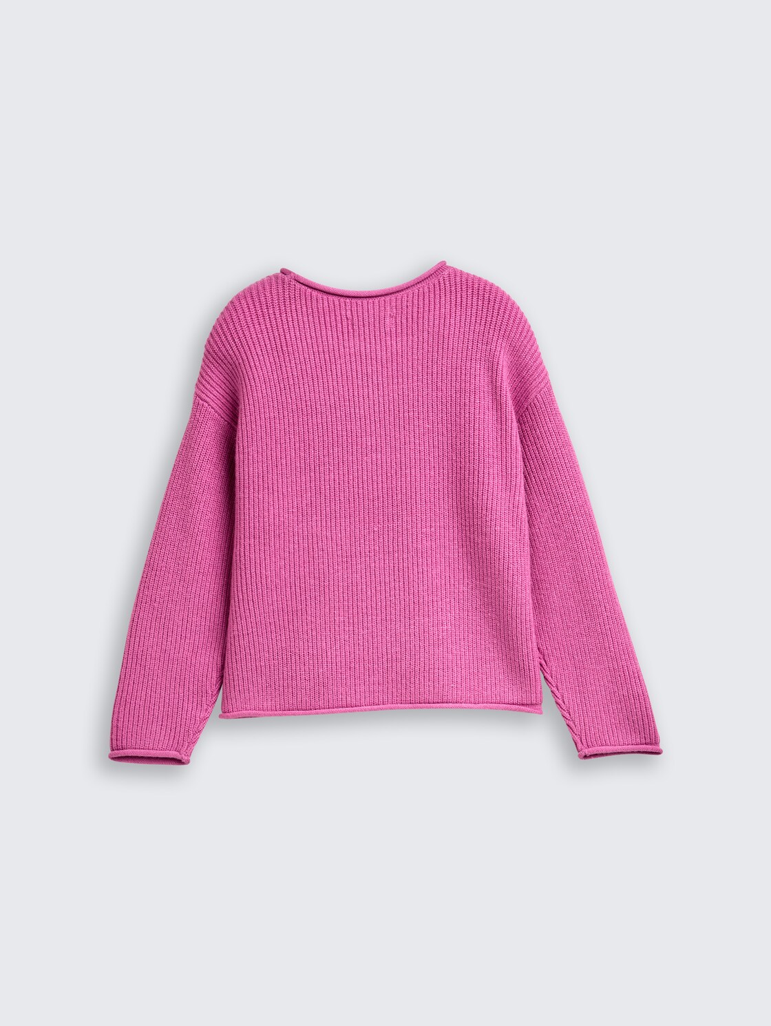 Cropped Strickpullover - flashy mauve