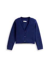 Ausgewählt, Cardigan mit V-Ausschnitt von Tom Tailor, blau
