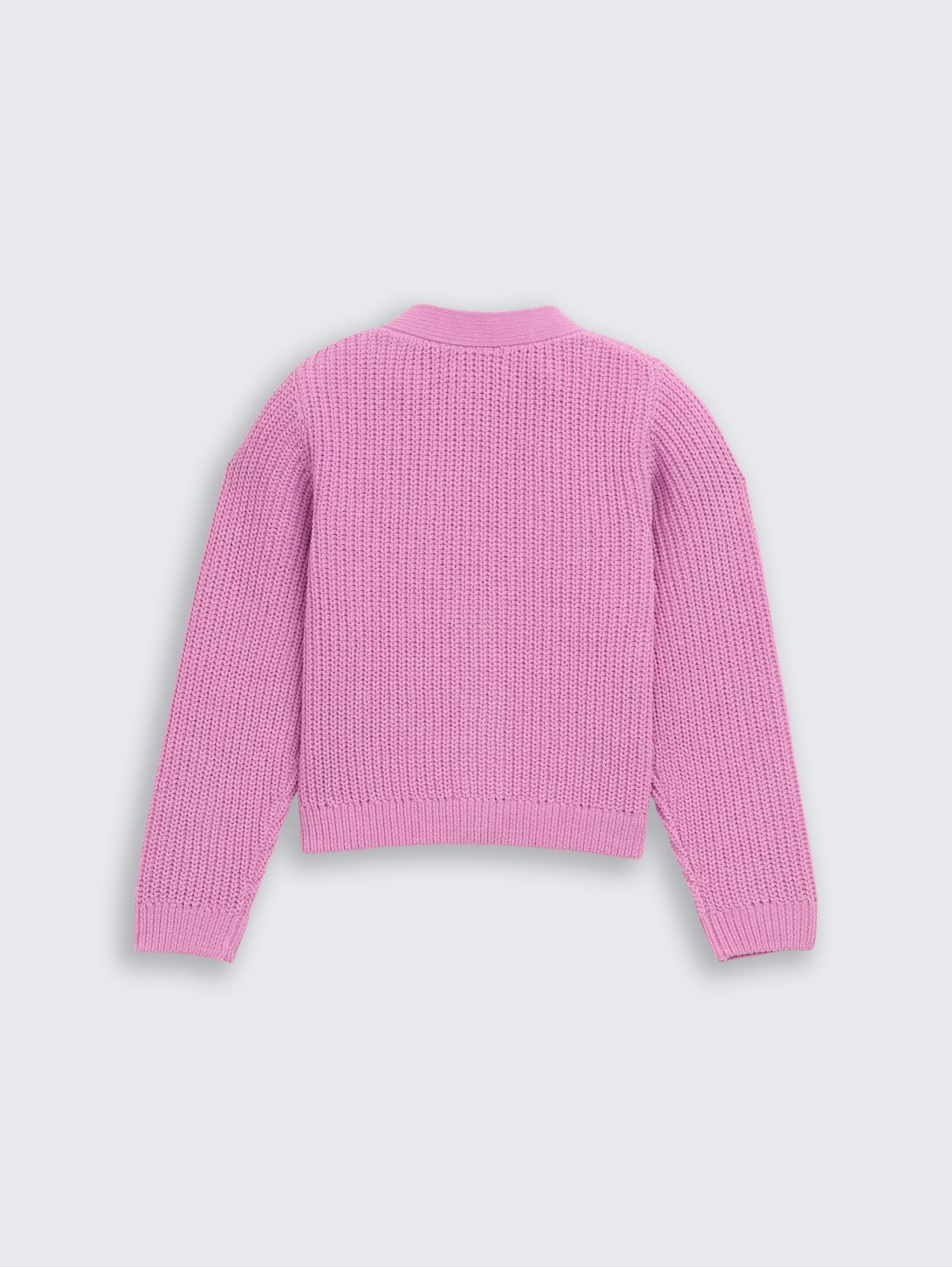 Cardigan mit V-Ausschnitt - flashy mauve