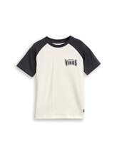 Sélectionné, T-shirt raglan avec imprimé par Tom Tailor, gris