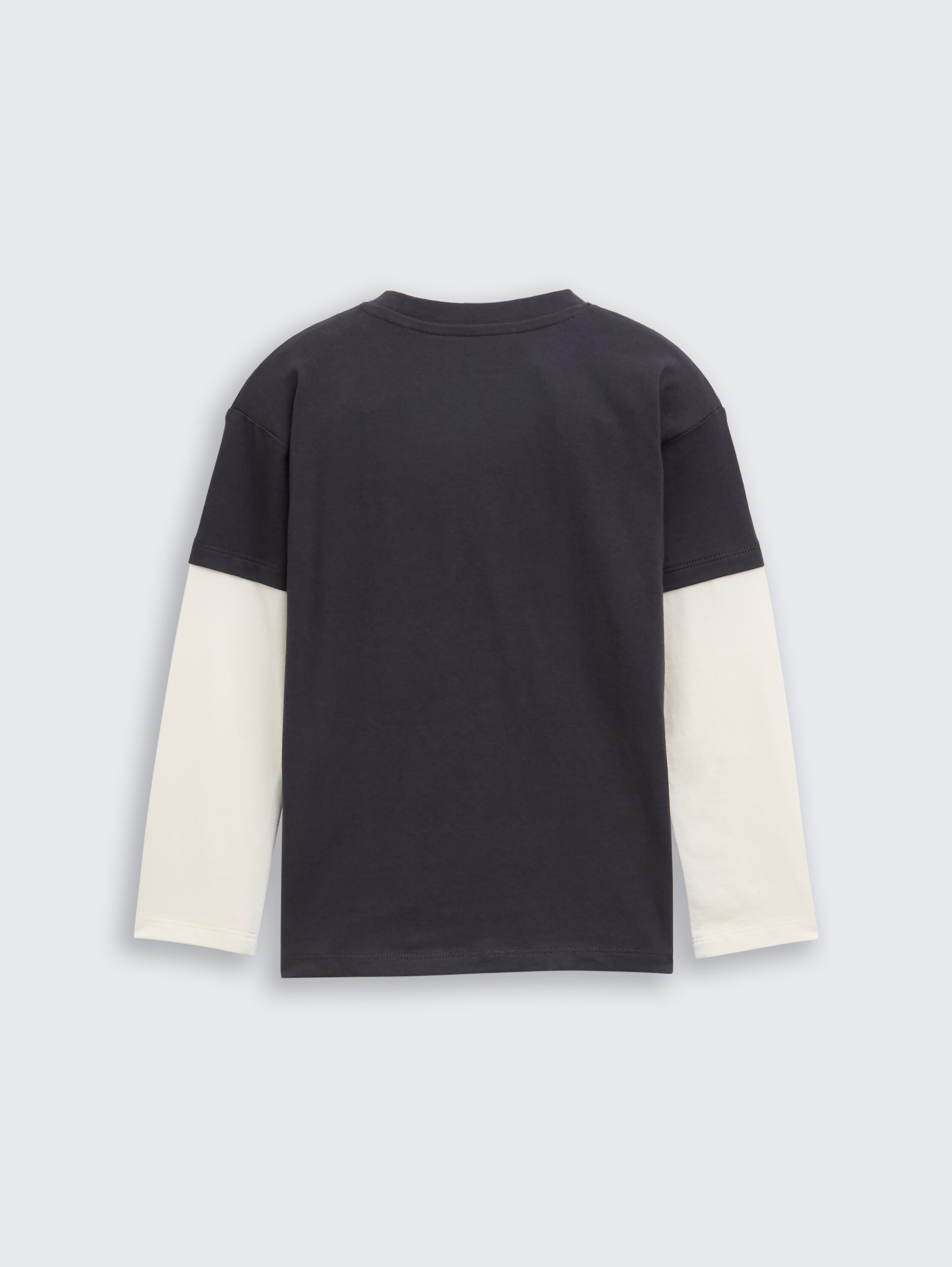 Oversize Langarmshirt im 2-in-1-Look - coal_grey_1 - 