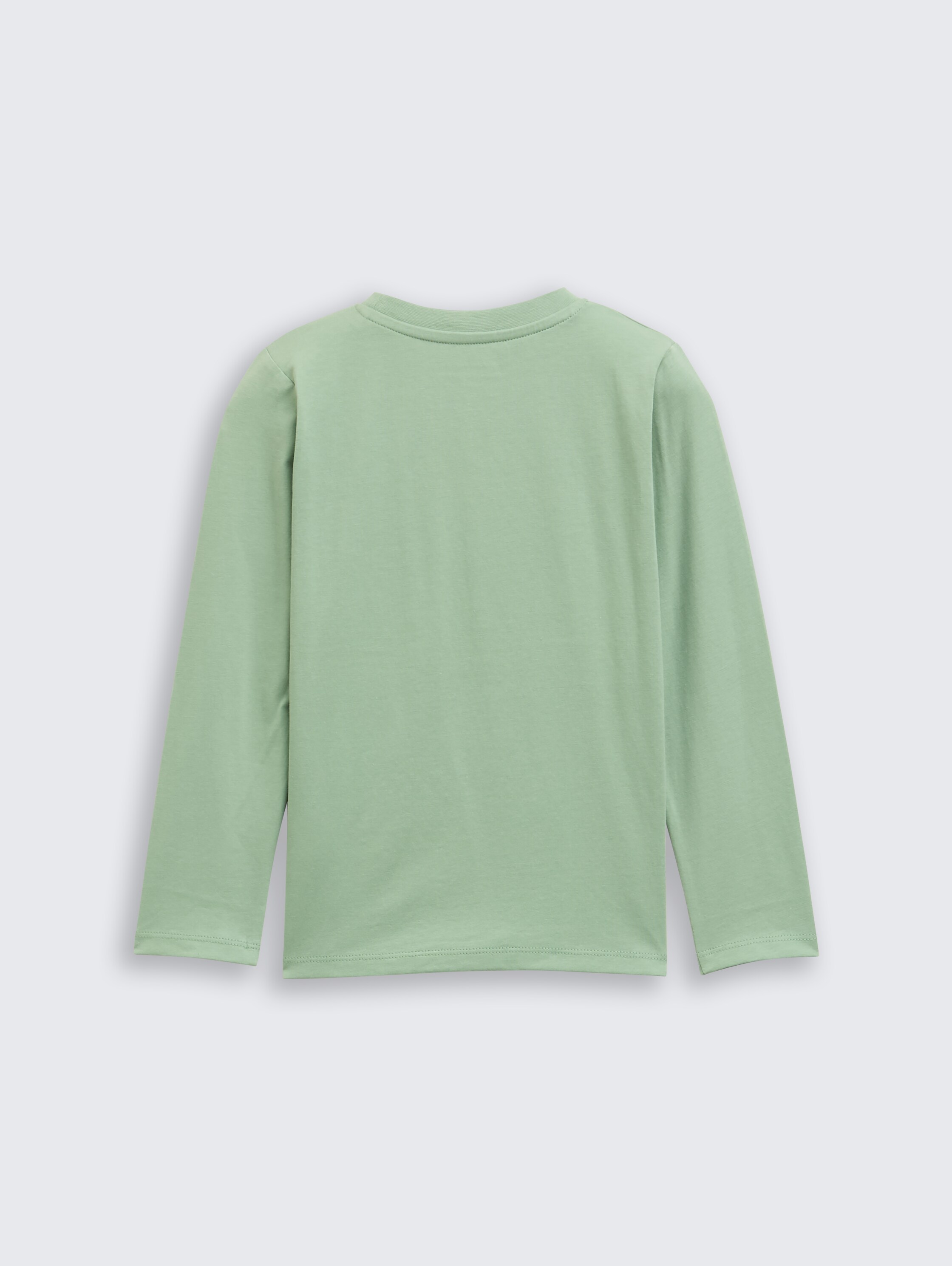 Shirt met lange mouwen en omkeerbare pailletten - light mint green