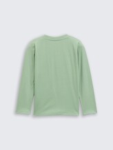 Top à manches longues avec des sequins réversibles - light mint green