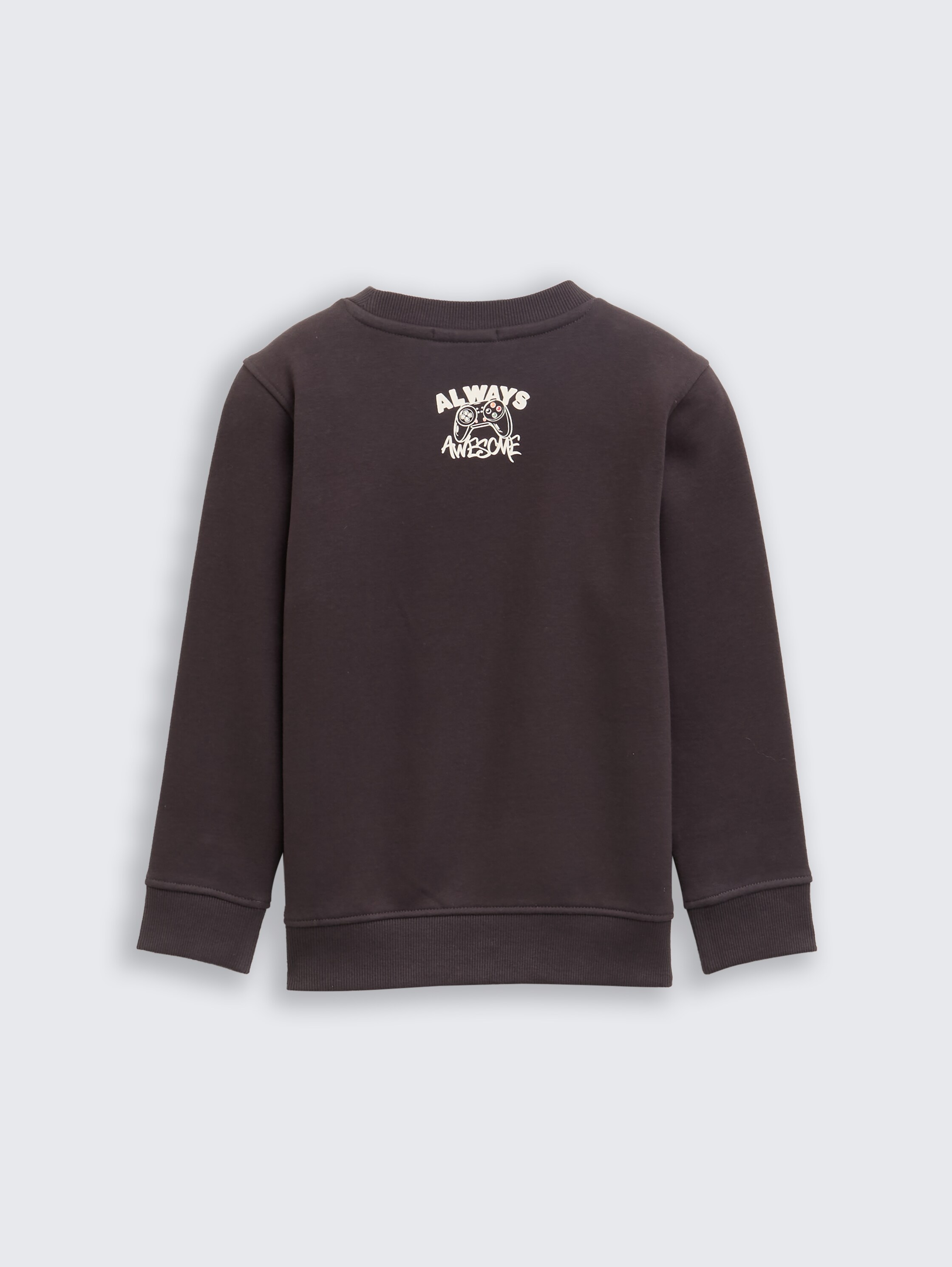 Sweater met print - coal grey