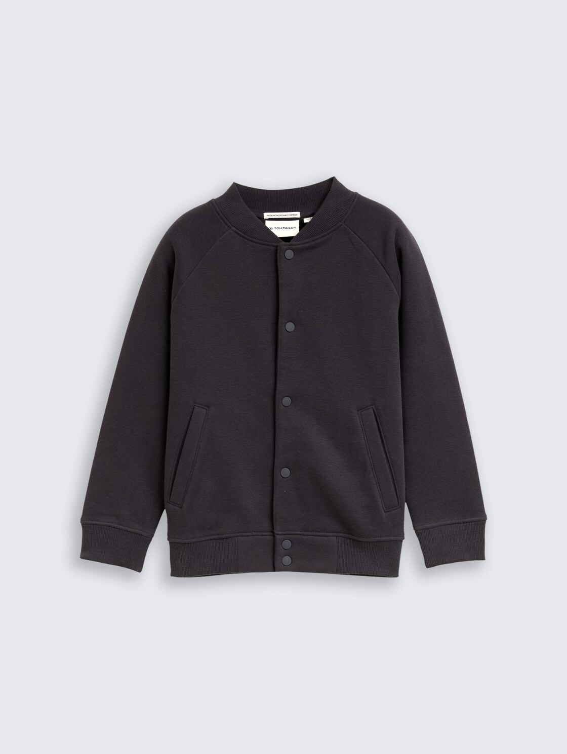 College Sweatjacke - coal grey - Vorder-Produkt-Ansicht