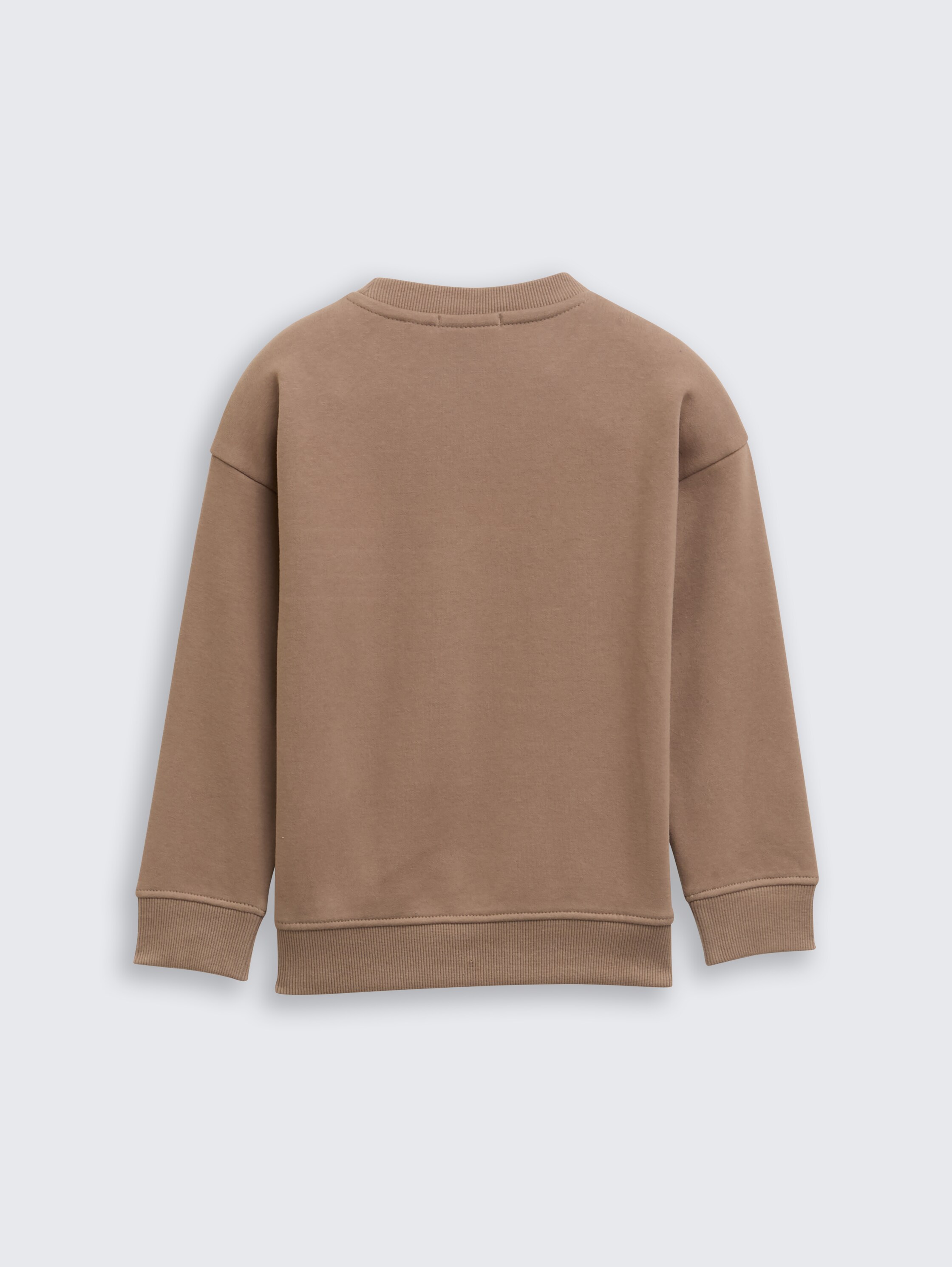 Oversized sweatshirt with print - mellow_brown - 