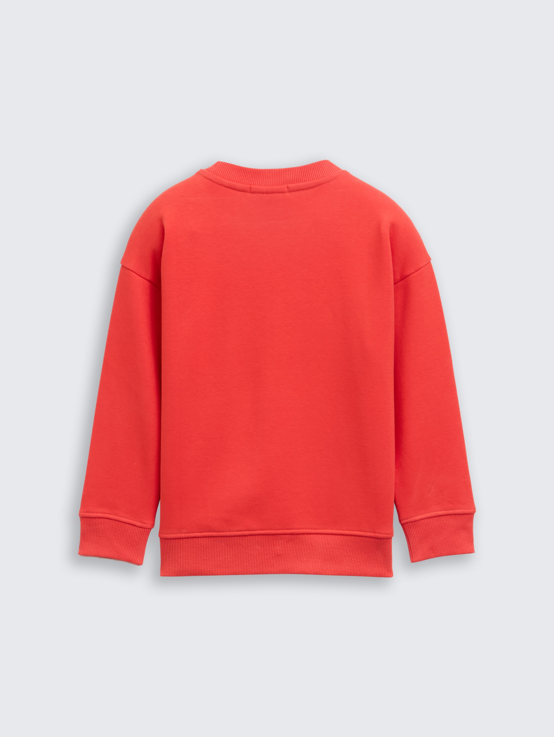 Oversized sweatshirt with print - soft_red - 