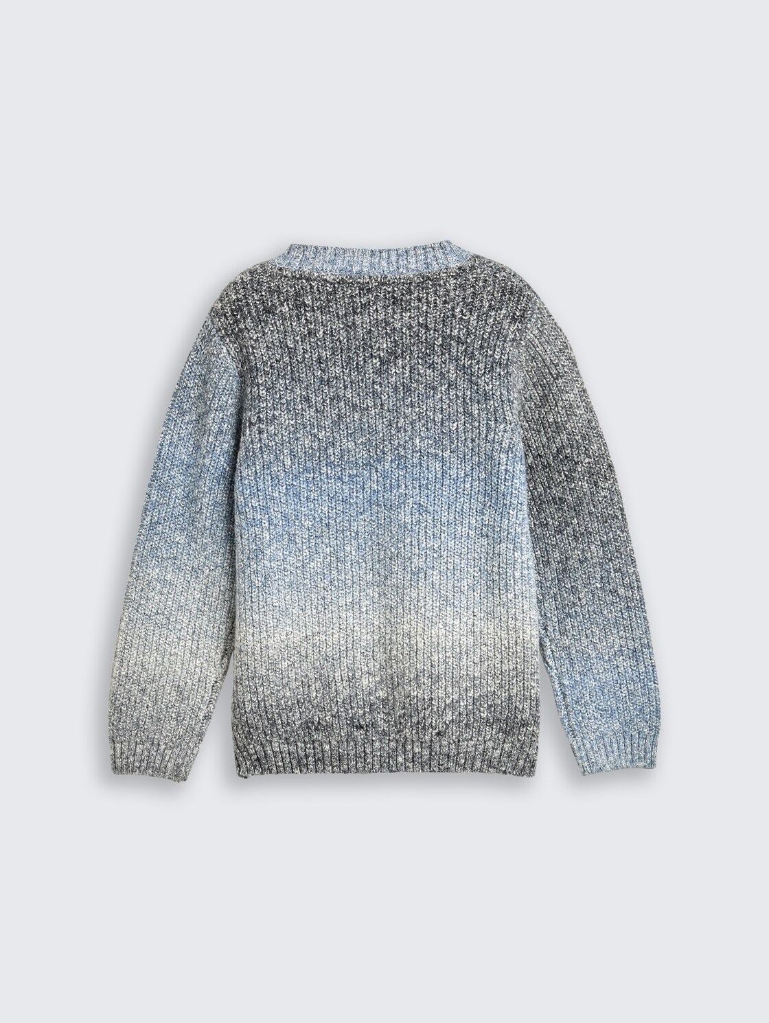 Strickpullover mit Farbverlauf - blue gradient knit design