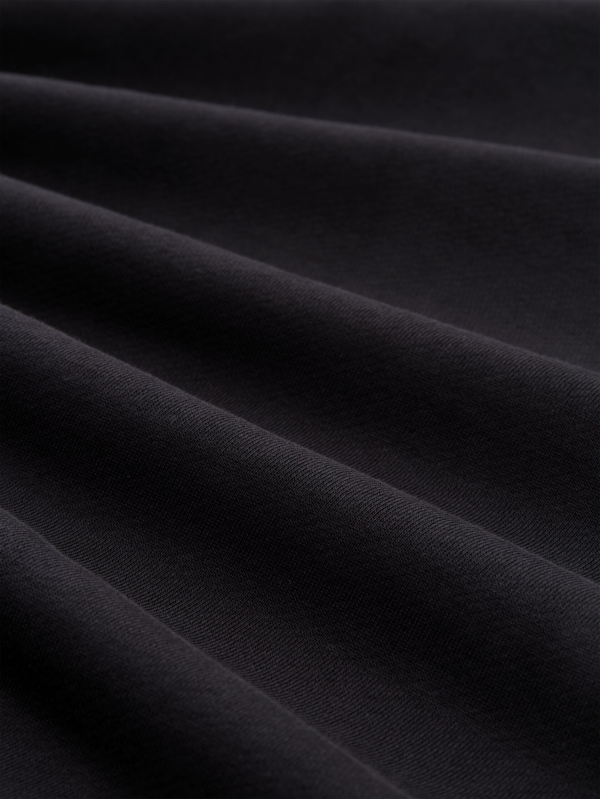 Relaxed fit sweatshirt with back print - Night Watch Black - Material view