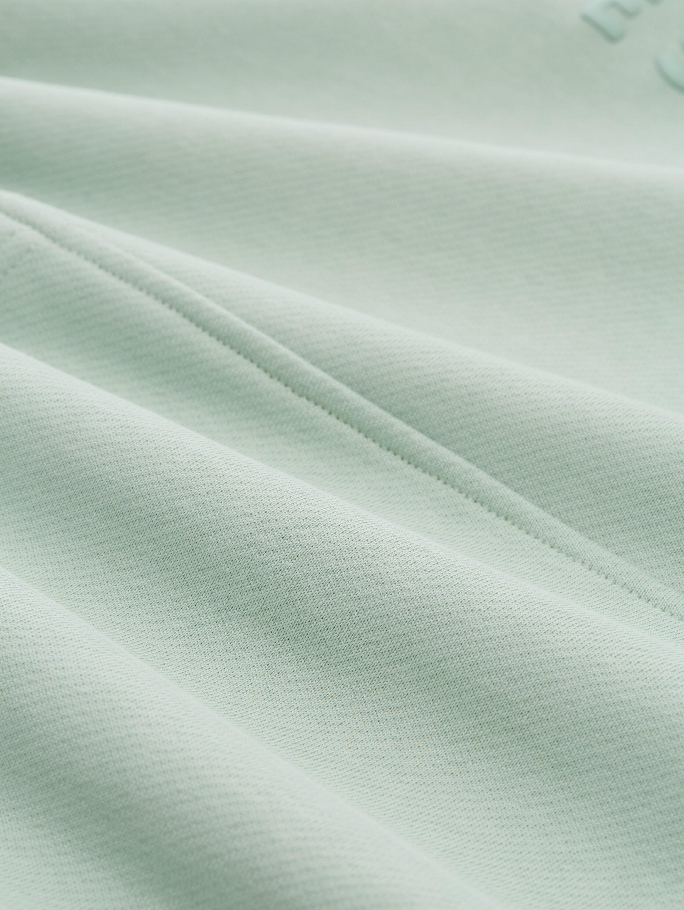 Relaxed fit hoodie sweatshirt with print - fresh_mint_green - 