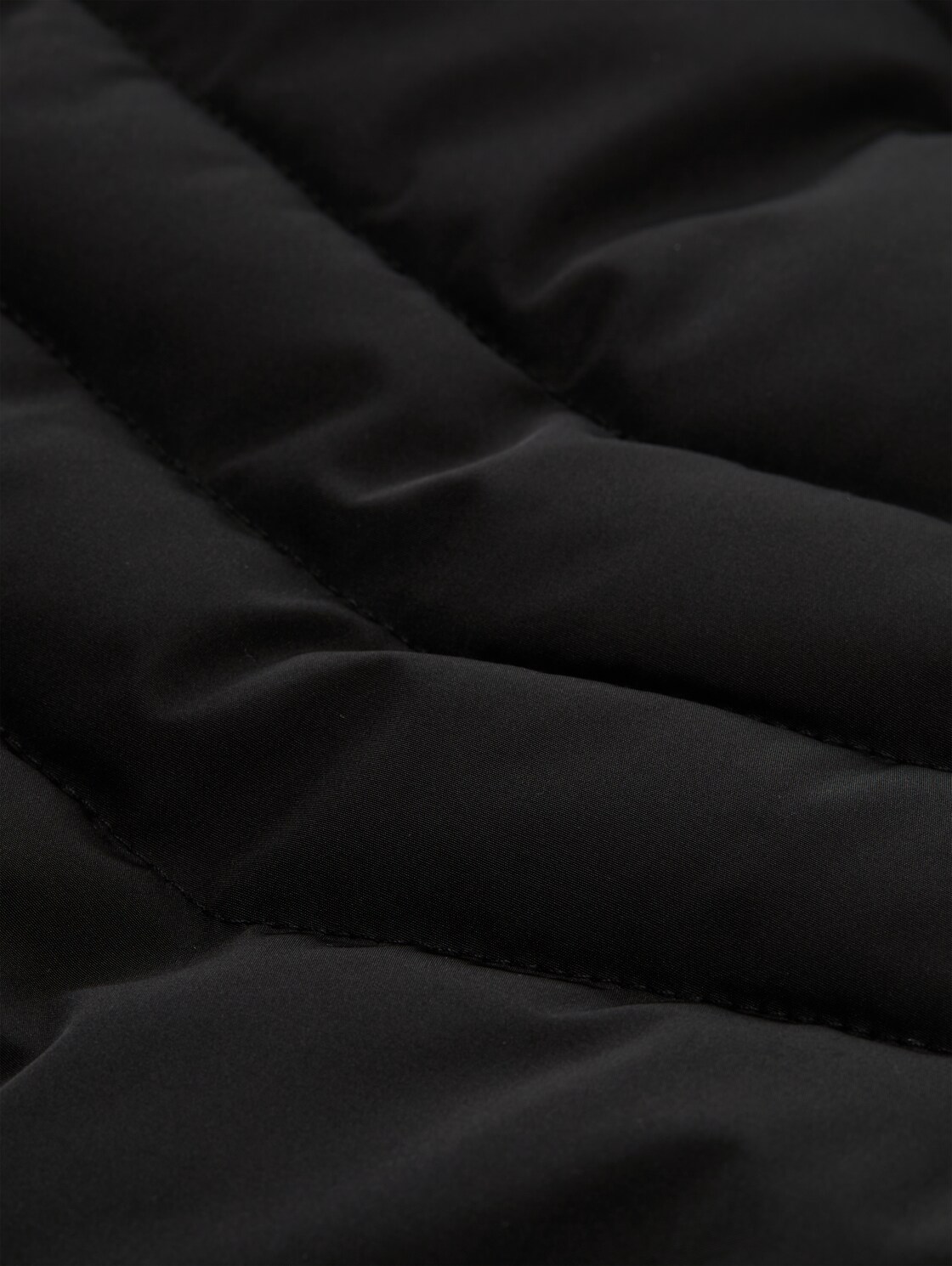 Puffer-Jacke mit abnehmbarer Kapuze - deep black - Produkt-Detail-Ansicht